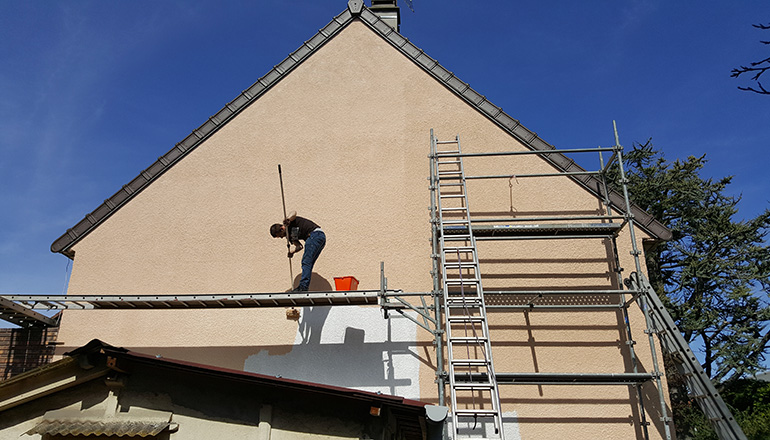 Peinture sur façade à Champigny sur Marne